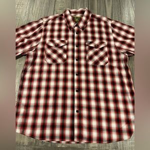 Dixxon Flannel men’s 2X short sleeve, Hollywood